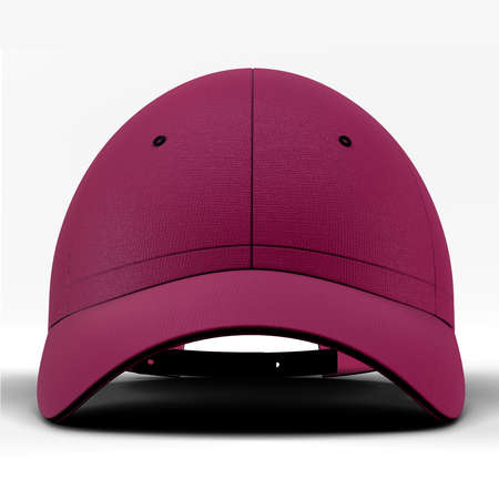 With this Front View Awesome Baseball Cap Mockup In Dark Sangria Color, you can promote your logo more beautiful and valuable.の写真素材