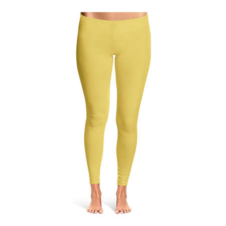 An empty, Front View Amazing Leggins Mockup In Prime Rose Color, to help your design easier and more beautiful.の写真素材