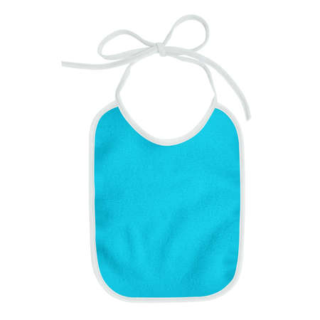 A blank Sweet Baby Bibs Mockup In Blue Atoll Color, to shows your designs as a graphic design professional.の写真素材
