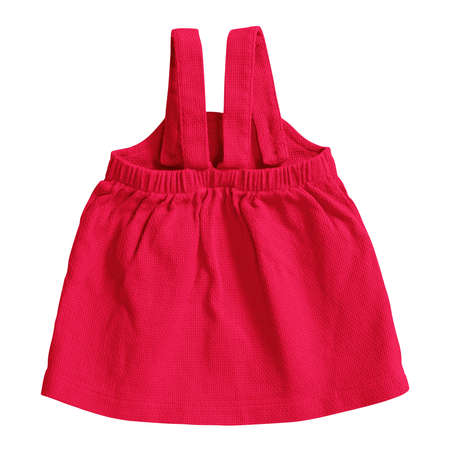 This Front View Amazing Baby Dress Mockup In Red Lollipop Color, is a Professional looking mockup to place your own designの写真素材