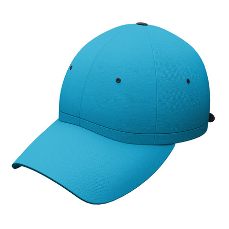 With this Front View Excellent Baseball Hat Mockup In Cyan Blue Color, you can promote your logo more beautiful and valuable.の写真素材