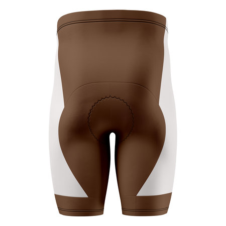 You do not have to be a designer, to make a lovely mockup, If you use this Back View Fantastic Cycling Shorts Mockup In Royal Brown Color.の写真素材