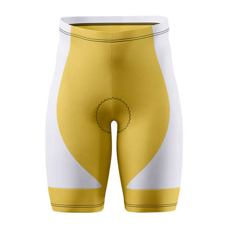 Use this Front View Fantastic Cycling Shorts Mockup In Prime Rose Color, to get more wonderful design products.の写真素材