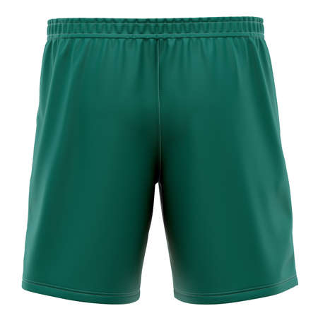 Show off your design style like a pro, by using this Back View Popular Soccer Shorts Mockup In Bear Grass Color.の写真素材