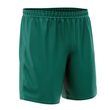 These Left Side View Popular Soccer Shorts Mockup In Bear Grass Color., will make your design pop and look amazingの写真素材