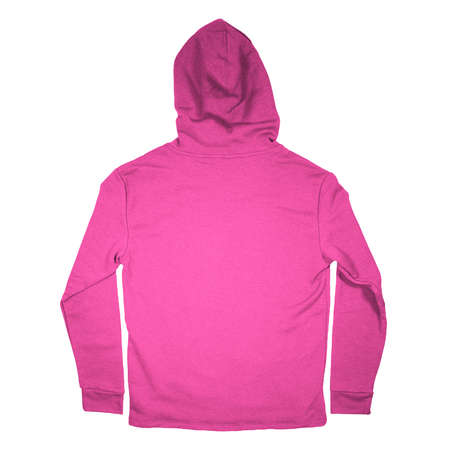 Add your graphic into this Back View Fantastic Pullover Hoodie Mockup In Rose Violet Color as well as you like, You can customize almost everything in this image.の写真素材