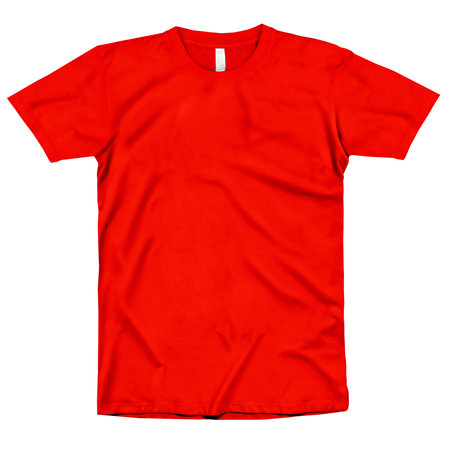 Grab this Fantastic Shirt Mockup In Fusion Red Color is a simple and modern blank template.の写真素材
