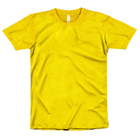 Grab this Fantastic Shirt Mockup In Blazing Yellow Color is a simple and modern blank template.の写真素材