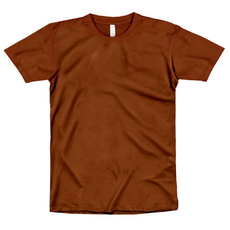 Grab this Fantastic Shirt Mockup In Leather Brown Color is a simple and modern blank template.の写真素材