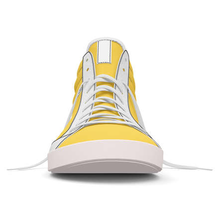 Paste the beauty of your design into this Realistic Sneakers Shoes Mockup In Prime Rose Color, and everything will appear to be real.の写真素材