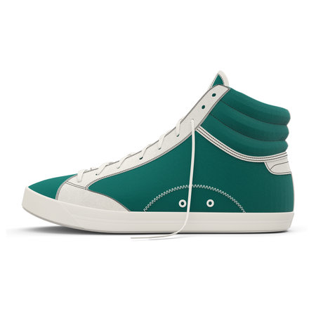 Just place your picture on this Impressive Sneakers Shoes Mockup In Bear Grass Color, and your products will be ready to be advertised.の写真素材