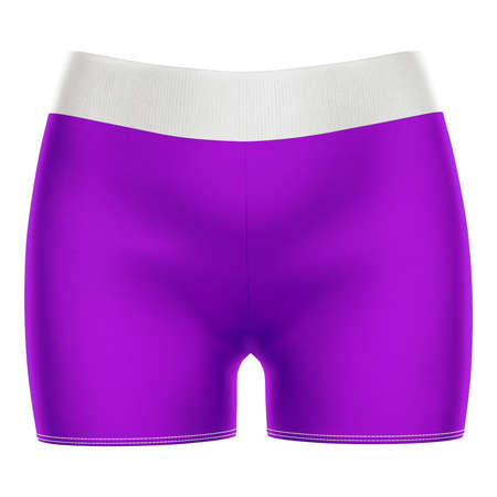 You can easily apply your incredible designs with this Awesome Girl Short Mockup In Ultra Violet Color.の写真素材
