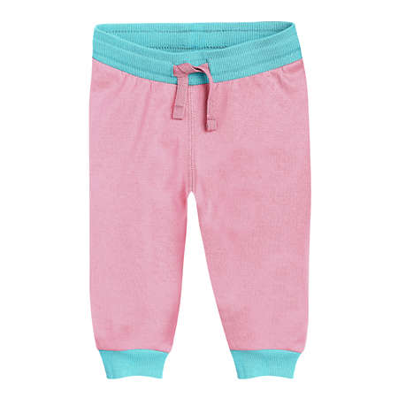 Make your design process quicker and more stunning with this Sweet Baby Cotton Pants Mockup In Candy Pink Color.の写真素材