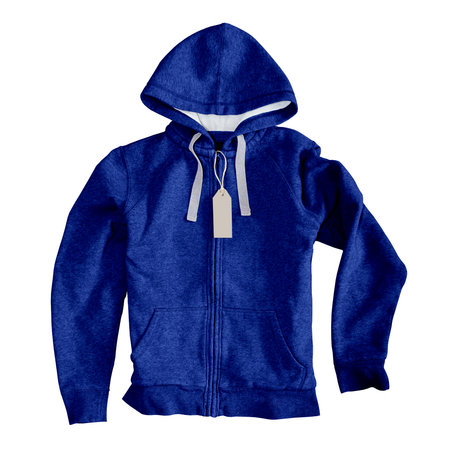 Use this Sweet Female Hoodie Mockup In Deep Ultramarine Color, to make your design is displayed as effectively and more beautifully.の写真素材