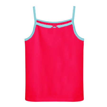 Just drop your artwork into this Stylish Baby Girl Tank Top Mockup In Red Lollipop Color and start selling your design.の写真素材