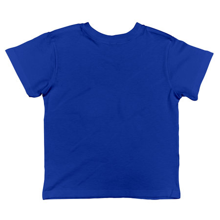 A blank Beauty Toddler T Shirt Mockup In Dazzling Blue Color, to display your designs as a professional graphic designer.の写真素材
