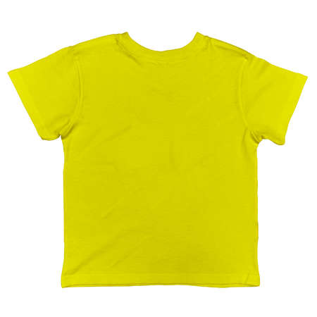 A blank Beauty Toddler T Shirt Mockup In Blazing Yellow Color, to display your designs as a professional graphic designer.の写真素材