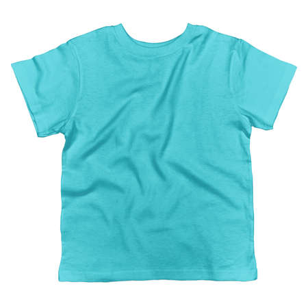This Front View Cute Toddler T Shirt Mockup In Angel Blue Color, was made in a professional way, you can easily add your artwork to your products.の写真素材