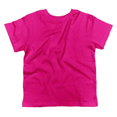 This Front View Cute Toddler T Shirt Mockup In Beetroot Purple Color, was made in a professional way, you can easily add your artwork to your products.の写真素材