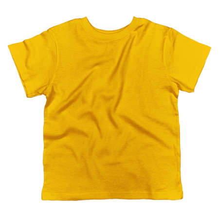 This Front View Cute Toddler T Shirt Mockup In Gold Fusion Color, was made in a professional way, you can easily add your artwork to your products.の写真素材