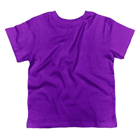 This Front View Cute Toddler T Shirt Mockup In Ultra Violet Color, was made in a professional way, you can easily add your artwork to your products.の写真素材