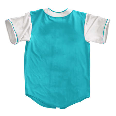 Add your amazing designs or to this Back View Popular Baseball Jersey Mockup In Angel Blue Color, and everything will be done.の写真素材