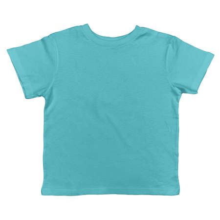 A Front View Excellent Toddler T Shirt Mockup In Angel Blue Color, to display your designs and brand more valuable.の写真素材