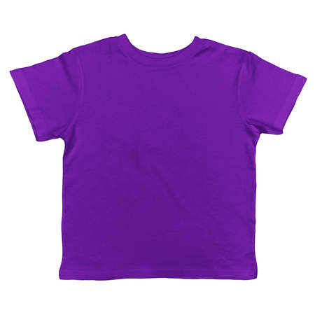 A Front View Excellent Toddler T Shirt Mockup In Ultra Violet Color, to display your designs and brand more valuable.の写真素材