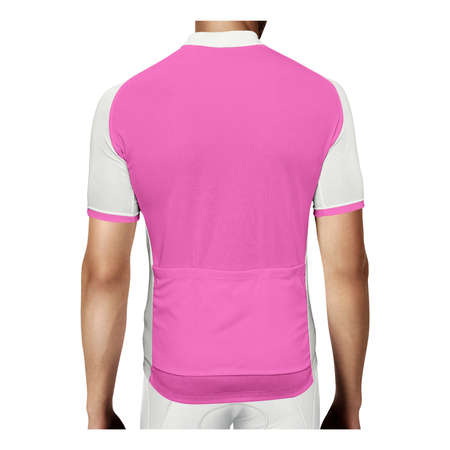 With this Back View Stylish Man Jersey In Shell Pink Color, you can promote your  more beautiful and valuable.の写真素材
