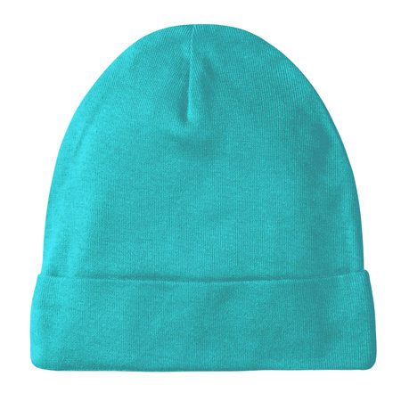 There is no need to be an expert if you use this Realistic Cotton Beanie Mockup In Angel Blue Color.の写真素材