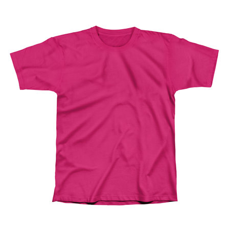 You do not need to be an expert to use this Awesome T shirt Mockup In Beetroot Purple Color.の写真素材