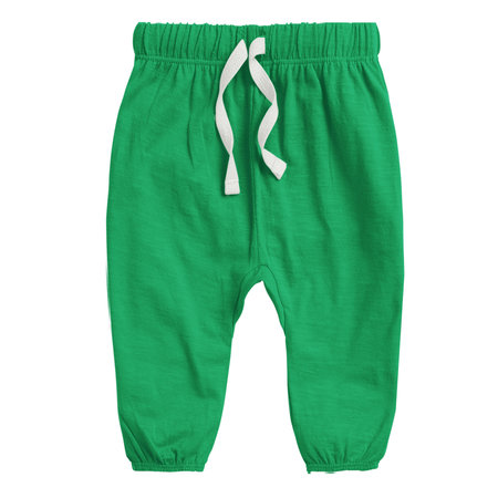 Instantly create beautiful images for your designs, with this Cute Baby Trousers Mockup In Green Bee Color.の写真素材