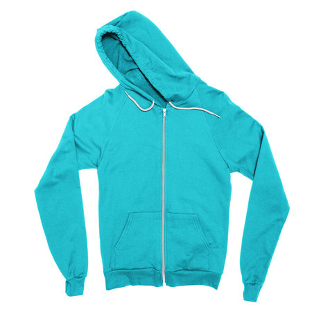 Put your design or graphics on top of this Impressive Zip Up Sweatshirt Mockup In Angel Blue Color, and you are ready to list them in your store.の写真素材