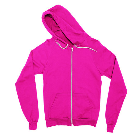 Put your design or graphics on top of this Impressive Zip Up Sweatshirt Mockup In Shell Pink Color, and you are ready to list them in your store.の写真素材