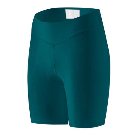 Use this Front Perspective View Popular Cycling Shorts Mockup In Green Eden Color, to get more wonderful design products.の写真素材