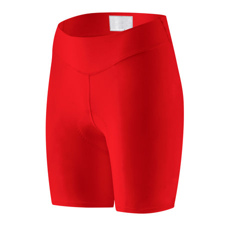 Use this Front Perspective View Popular Cycling Shorts Mockup In Flame Scarlet Color, to get more wonderful design products.の写真素材