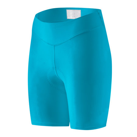 Use this Front Perspective View Popular Cycling Shorts Mockup In Scuba Blue Color, to get more wonderful design products.の写真素材