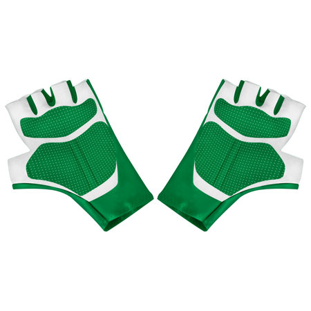 Place your design, artwork or typography on top of this Back View Awesome Biker Gloves Mockup In Angel Blue Color, and you are ready to list them in your shop.の写真素材