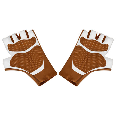 Place your design, artwork or typography on top of this Back View Awesome Biker Gloves Mockup In Leather Brown Color, and you are ready to list them in your shop.の写真素材
