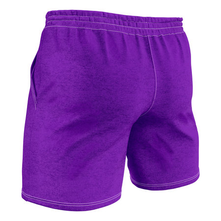 Get stylish pictures with this Half Back View Excellent Mens Short Mockup In Ultra Violet Color, your client never lost.の写真素材