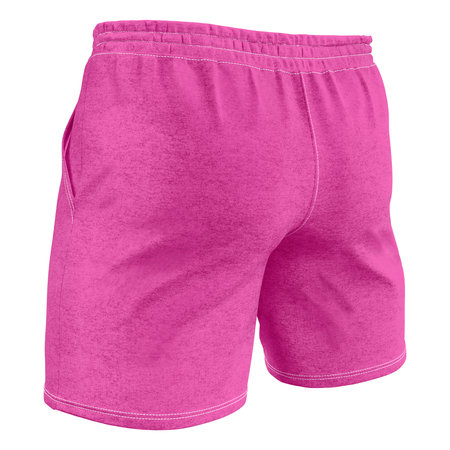Get stylish pictures with this Half Back View Excellent Mens Short Mockup In Shell Pink Color, your client never lost.の写真素材
