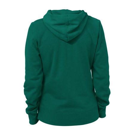 This Back View Beauty Ladies Hoodie Mockup In Bear Grass Color, will help you to apply your logo or brand design more quickly.の写真素材