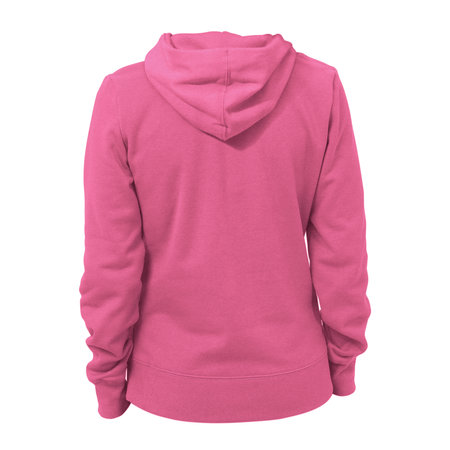 This Back View Beauty Ladies Hoodie Mockup In Pink Cosmos Color, will help you to apply your logo or brand design more quickly.の写真素材