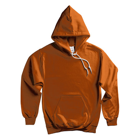 Paste your brand logo into this Popular Hoodie Mockup In Leather Brown Color and everything will look more real.の写真素材