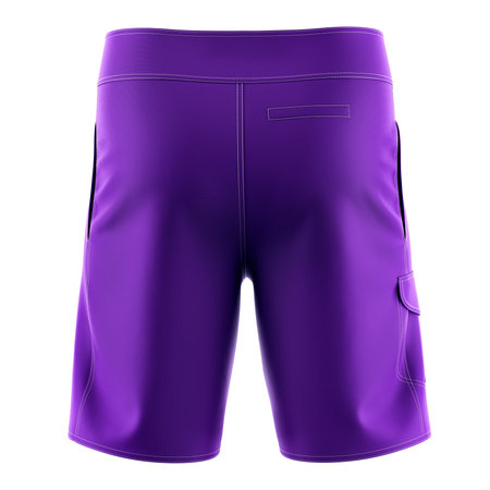 Use this Back View Awesome Mens Short Mockup In Ultra Violet Color, to get more wonderful design products.の写真素材