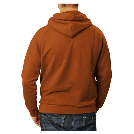 An empty Back View Awesome Man Hoodie Mockup In Brown Alpaca Color, to help your design easier and more beautiful.の写真素材