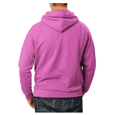 An empty Back View Awesome Man Hoodie Mockup In Rose Pink Color, to help your design easier and more beautiful.の写真素材