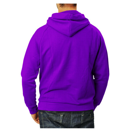 An empty Back View Awesome Man Hoodie Mockup In Purple Vanity Color, to help your design easier and more beautiful.の写真素材