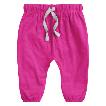 With just a few clicks, you can visualize your designs in Wonderful Baby Trouser Mockup In Shell Pink Color.の写真素材