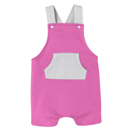 With this Sweet Baby Dungarees Mockup In Shell Pink Color you donât have to wait for your artwork to be done. This HD Mock-up was easy to use.の写真素材